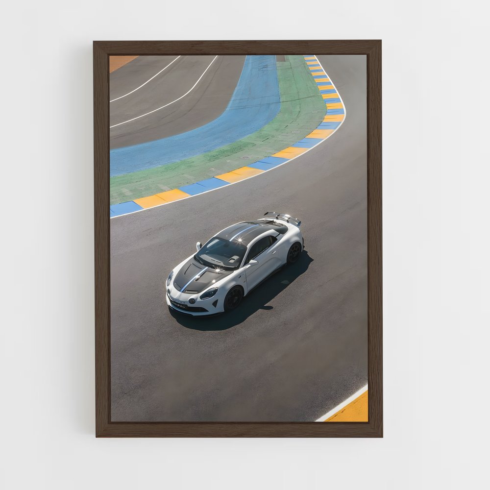 Poster Vitesse élégance circuit – affiche Alpine (vue 5)